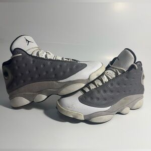 Air Jordan 13 Retro Atmosphere Grey Black White 414571 016  Sz 8.5